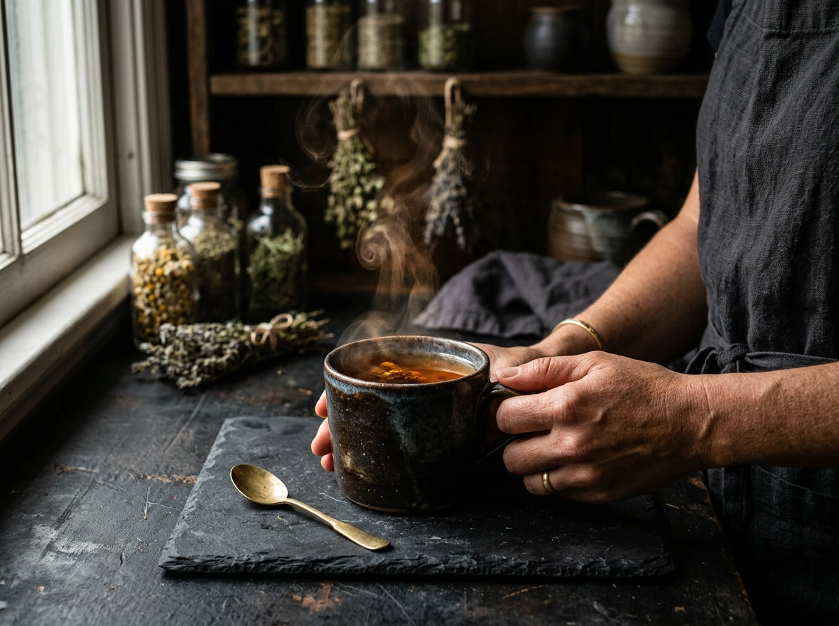 Chanca piedra herbal tea — traditional kidney-support tea used to promote everyday hydration and wellness