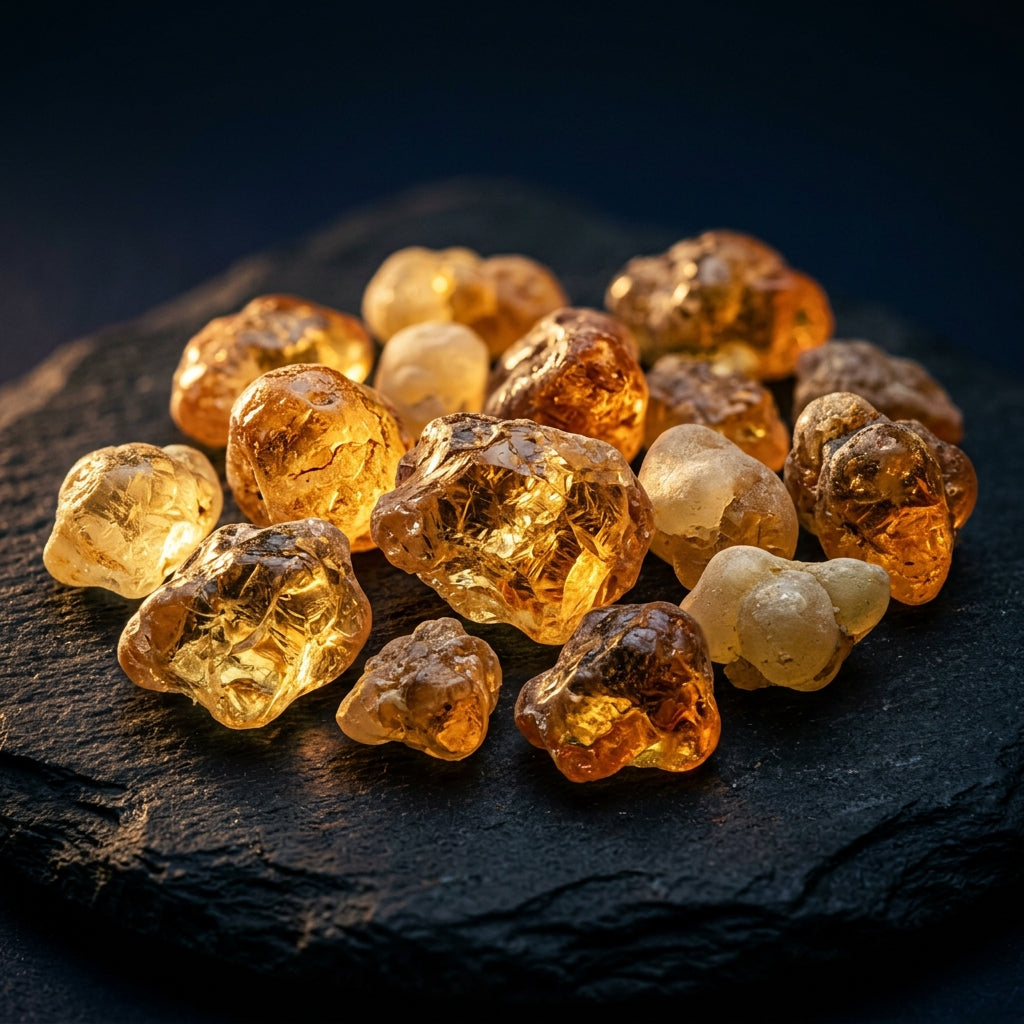 Boswellia frankincense resin tears — AKBA anti-inflammatory source