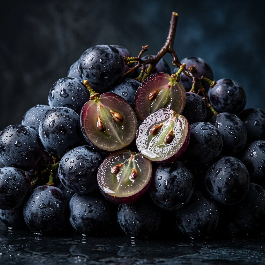 Dark grape clusters — Grape Seed Extract OPC polyphenol source