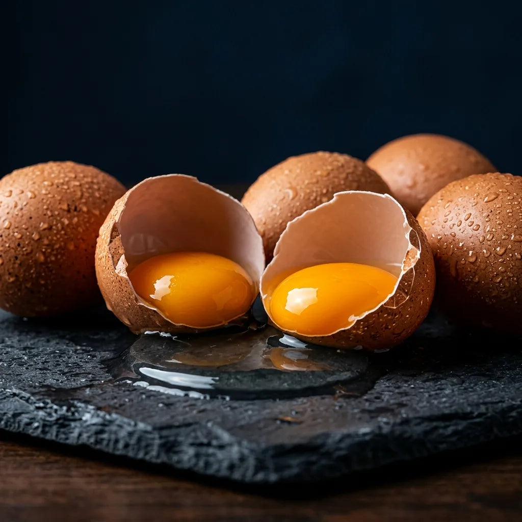 Fresh eggs — natural L-Cysteine source, glutathione precursor